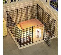 Parque para perros: parque para gatos, corral para cachorros, corral para perros en interiores, parque para mascotas, jaula para animales pequeños de bricolaje para uso en interiores y exteriores Vall