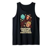 Parque temático para entusiastas de la montaña Rusa Hobby Coaster Club Camiseta sin Mangas