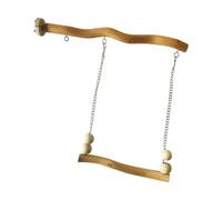 Parques Infantiles para Loros, Columpio Colgante, Juguete, Escalera de Madera, Escalada, Novia, Juguete para Jaula de pájaros, Accesorios, estimulación Mental, Puente de Madera para pájaros