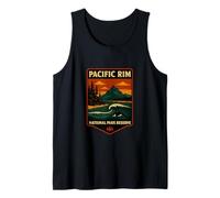 Parques Nacionales de Canadá - Pacific Rim Wilderness Océano Naturaleza Camiseta sin Mangas