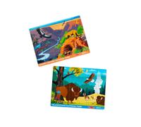 Parques nacionales de Melissa y Doug Yellowstone & Grand Canyon 24pc Puzzle Bundle para nios y nias de 3 aos