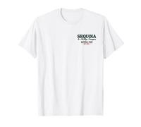 Parques Nacionales Sequoia Kings Canyon (DELANTERO Y ATRÁS) Camiseta