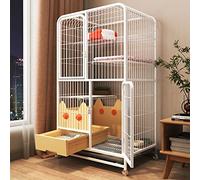Parques para hurones de bricolaje para interiores: jaulas para gatos, espacio interior grande para caja de arena, recintos para gatos con jaulas pequeñas, parque para gatos de bricolaje para 1-2 gatos