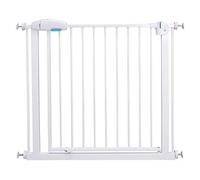 Parques para Mascotas, Puerta de Seguridad para Perros Y Gatos, Puerta de Escalera con Cierre Automático, Operación con una Sola Mano, Balaustres de Escalera/High 75Cm/106-113Cm