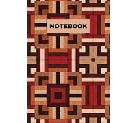 Parquet Hard Cover Lined Notebook: 220 page 6"x9" Art Design Journal