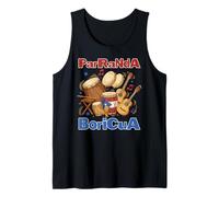 ParRaNdA Boricua Puerto Rican Christmas Music Holiday Camiseta sin Mangas