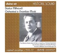 Parrenin Jacques - MILHAUD:ORCH & CHBR MUSIC
