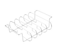 Parrilla acanalada para barbacoa, soporte para carne, accesorio para