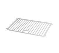 Parrilla - Accesorio para barbacoa desmontable de carbón - Diseño compacto de acero inoxidable - Ideal para acampar, autocaravanas, el jardín y el aire libre