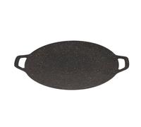 Parrilla Antiadherente Para Barbacoa Coreana - Plancha Para Inducción, Sartén Redonda Antiadherente, Plancha Para Barbacoa Con Asa, Cocción Rápida Y Uniforme, Para Estufa De Casa Al Aire Libre