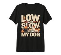 Parrilla Baja y Lenta con mi Perro Camiseta Premium