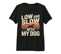 Parrilla Baja y Lenta con mi Perro Camiseta Premium