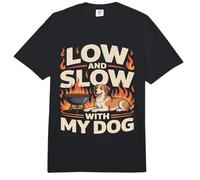Parrilla Baja y Lenta con mi Perro Comfort Colors Adult Heavyweight T-Shirt