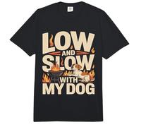 Parrilla Baja y Lenta con mi Perro Comfort Colors Adult Heavyweight T-Shirt