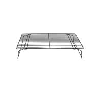 Parrilla Barbacoa 2 Sizes Stainless Steel Baking Cooling Rack Single Layer Cake Biscuit Bread Grid Tray Barbecue Cookie Pan Household Tools para camping(Single layer)
