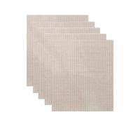 Parrilla Barbacoa 50PCS Non-Stick High Temperature Resistant BBQ Grid Pad Barbecue Mesh Reusable Easily Cleaned Cooking Pads Baking Grill Tool para camping(Brown-5PCS)