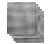 Parrilla Barbacoa Barbecue Grid Baking Net Accessories Non-Stick Grilling Mesh Mat Works On Smoker Pellet Gas Charcoal BBQ Sheet Liners para camping(Square Brown 30x40cm)