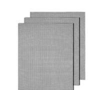 Parrilla Barbacoa Non-Stick High Temperature Resistant BBQ Grid Pad Barbecue Mesh Reusable Easily Cleaned Cooking Pads Baking Grill Tool para camping(30X40cm-Coffee)