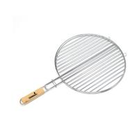 Parrilla Barbacoa Ompagrill B04000 Doble Con Mango Cromo