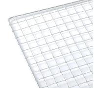 Parrilla Barbacoa Stainless Steel BBQ Grate Mesh Net Grill Grid Rack For Non Stick Grilling Mats Baking para camping(40x25cm)