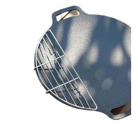 Parrilla Barbacoa Stainless Steel Frying Pan Top Oil Drain Racks Barbecue Grid Net Camping Cooking Tools para camping(L)