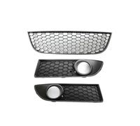 Parrilla Central Delantera Tapa Ventilació Rejilla Faros Antiniebla 6Q0 853 666 G Para VW Para Polo MK4 9N3 2005-2009 Facelift(1 JUEGO)