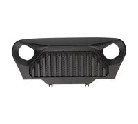 Parrilla Central Delantero Rejilla Frontal Vader Negra Mate ABS Para Jeep Para Wrangler TJ 1997-2006 J282 LantSun(Rojo)