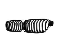 Parrilla central radiador Compatible Con Para F30 2011 2012 2013 2014 2015 2016 2017 2018 Parrilla Carreras Parachoques Delantero Coche 1 Par Parrillas Riñón Negras Brillantes