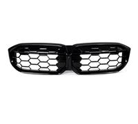 Parrilla central radiador Compatible Con Para Serie 3 G20 LCI 2023 2024 2025 Rejilla Central Parachoques Delantero Estilo Para Diamante Forma Panal Accesorios Para Radiador Negra