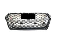 Parrilla Coche para A5 S5 F5 2017-2019 A Rejillas Superiores Estilo RS5 Parrilla Embellecedora Estilo RS5 Rejilla De Parachoques Delantero Negro Brillante Parrilla Deportiva(All Glossy Black)