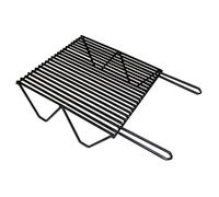 Parrilla con mangos de metal + patas 40 x 40 varilla acero 8 mm
