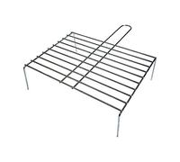 Parrilla con patas para la barbacoa - Zinc - 45x35 cm