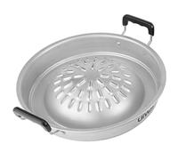 Parrilla Coreana de Aluminio para Carne y Hotpot, Uso Exterior | Superficie Plana, Dos Asas, Calor Uniforme y Resistente, para Picnics y Mesas de Cocina