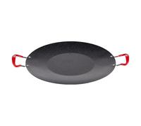 Parrilla coreana - Parrilla antiadherente versátil circular, parrilla coreana para barbacoa - Sartén para interiores, parrilla coreana con asa para camping, portón trasero
