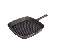 Parrilla cuadrada de hierro fundido KitchenCraft, 23 cm