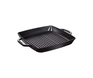 Parrilla Cuadrado 28 cm Staub Hierro fundido 40511-683-0 Negro