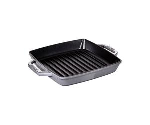 Parrilla Cuadrado 28 cm Staub Hierro fundido 40511-684-0 Gris grafito