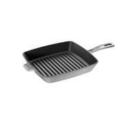 Staub Grill Pans Plancha americana 30 cm, Hierro fundido, Gris grafito