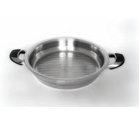 Parrilla de 28 cm, de acero inoxidable 18/10, línea Master (parrilla sin tapa)