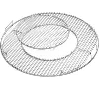 Parrilla de 54,6 cm para Weber 57 cm, barbacoas de carbón Weber One-Touch, Performer, Bar-B-Kettle, Master Touch, Smokey Mountain Cooker, Extraíble Redondo Plegable Parrilla Reemplazo para Weber 8835