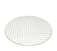 Parrilla de acero inoxidable 304 redonda for barbacoa, malla for asar tocino, accesorios de hierro for barbacoa, rejilla antiadherente Para Vegetales(43cm)