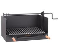 Imex El Zorro - Barbacoa Cajón Elevador | 61x40x32 cm | Parrilla de Acero Inoxidable Ajustable y Diseño Robusto para Cocción Tradicional a la Brasa