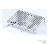 Parrilla De Acero Inoxidable Con Patas A 2 Asas cm 60x40