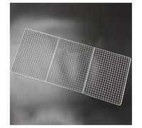 Parrilla de acero inoxidable de repuesto para parrilla de barbacoa, 62 x 26 cm, rectangular para asar, hornear, ahumar, accesorio de cocina duradero y resistente al calor