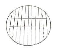 Parrilla de acero inoxidable para barbacoa de repuesto, redonda, 28 cm