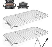 Parrilla de acero inoxidable para barbacoa Ninja Woodfire OG701EU para ahumar grandes piezas de carne, Ninja Woodfire Grill compatible con Ninja Woodfire OG701EU, para accesorios Ninja Woodfire