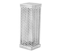 Parrilla de barbacoa cuadrada de acero inoxidable 304, herramientas de tubo ahumador, accesorio para barbacoa al aire libre de 6 pulgadas