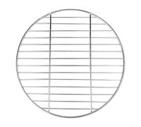 Parrilla de barbacoa de acero inoxidable con malla uniforme para promover la uniformidad del calor y una limpieza simple después de cocinar al aire libre (38 cm)