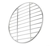 Parrilla de barbacoa de acero inoxidable resistente con patrón de malla para calor equilibrado y durabilidad a largo plazo durante la cocción al aire libre (28 cm)