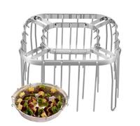 Parrilla De Brochetas Para Air Fryer Soporte Reutilizable Cocción Uniforme